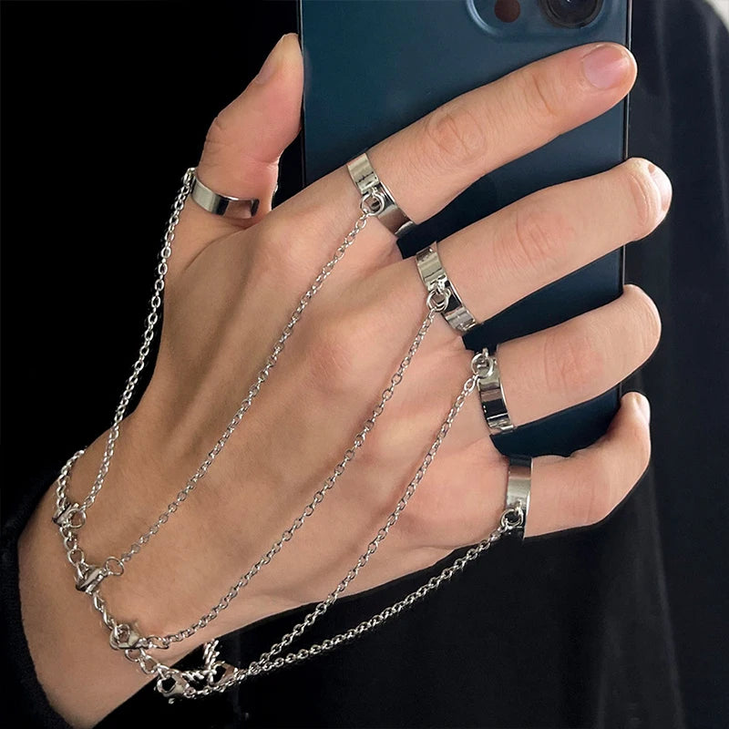 Punk Chain Wrist Bracelet